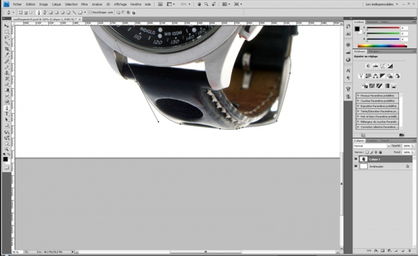 Creation of The torture of the watch: Step 1